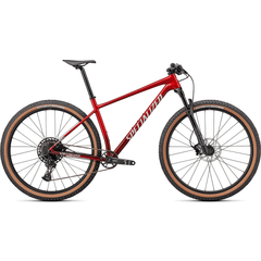Bicicleta SPECIALIZED Chisel Comp - Gloss Red Tint Fade over Brushed Silver