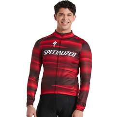 Tricou softshell SPECIALIZED Men's Factory Racing Team SL Expert LS - Black/Red